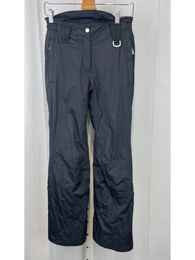 KILLY Womens Insulated Snow Ski Pants Zip Ankle Black Size IT 44 US 8 10 M